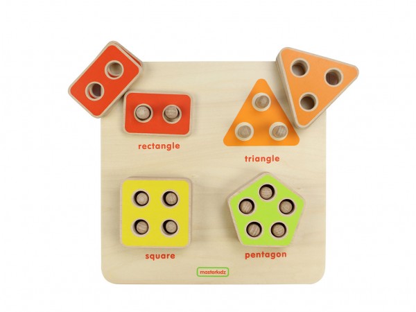 Counting Shape Stacker บอร์ดฝึกทักษะการนับมุมตามรูปทรง