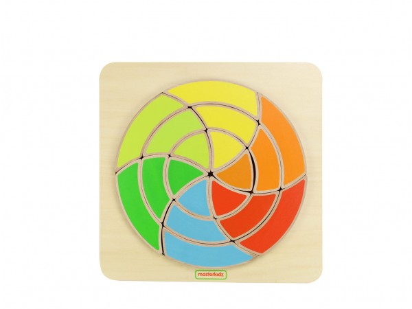 Spiral Wheel Board บอร์ดประกอบรูปทรงล้อเกลียว