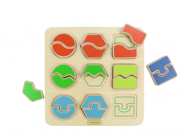 Shape Matching Puzzle  บอร์ดปริศนาจับคู่รูปร่าง