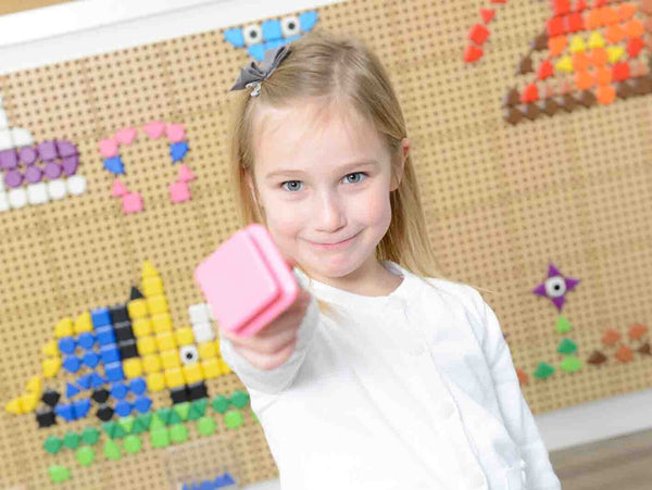 256 Piece Geometric Shape Pegs (Pack I) หมุดรูปทรงเรขาคณิต 256 ชิ้น