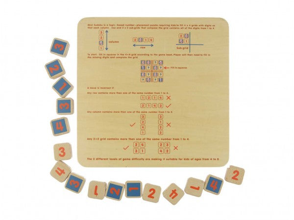 Mini Sudoku Game Board มินิซูโดกุเกมแสนสนุก