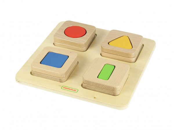 Sensorial Shape Matching Blocks Set  เกมจับคู่รูปทรง