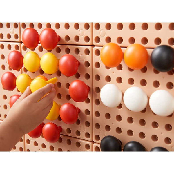 STEM Wall 64 Piece Jumbo Pegs (8 Colours) - Pack 1