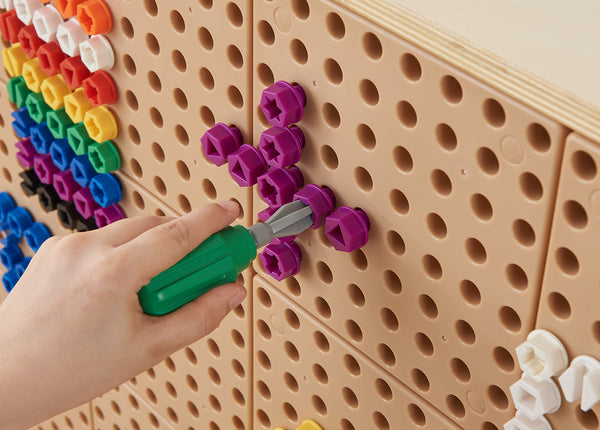 STEM Wall - 512 Piece Screws (Mixed Colour) Set II
