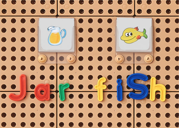 STEM Wall Uppercase and Lowercase Alphabet Pegs (120 Piece Set)
