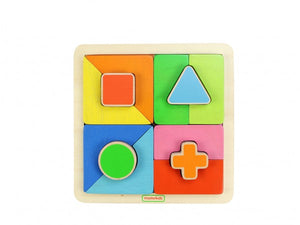 Geometric Puzzle Board เกมบอร์ดประกอบรูปทรง 