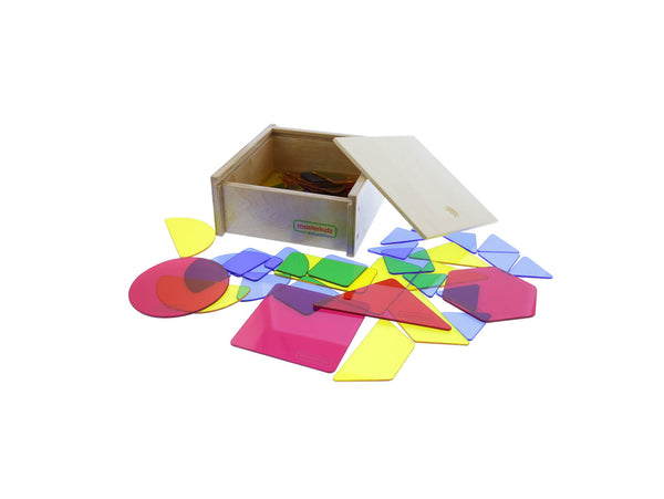 51 Pieces Translucent Geometric Shapes Set