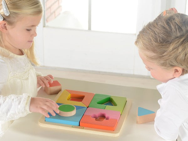 Geometric Puzzle Board