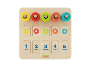 Counting and Colours Learning Board