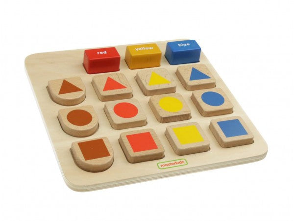 Sorting and Grouping Shapes & Colours บอร์ดการเรียงลำดับและจับคู่สี