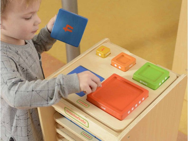 Numbers and Colours Stacking Blocks