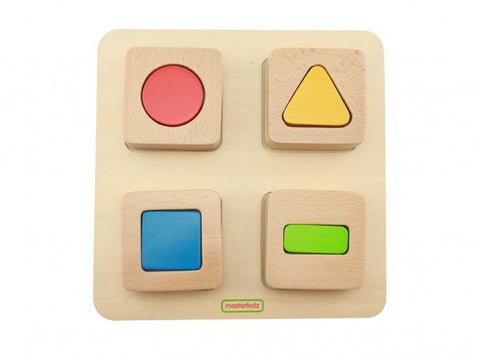 Sensorial Shape Matching Blocks Set  เกมจับคู่รูปทรง 