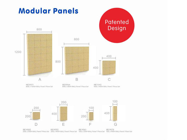 Wall Panels (2 Pieces Set) แผงผนังหรรษา