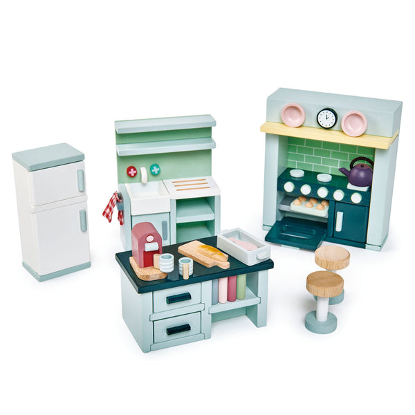 Dolls House Kitchen Furniture เฟอร์นิเจอร์ห้องครัว