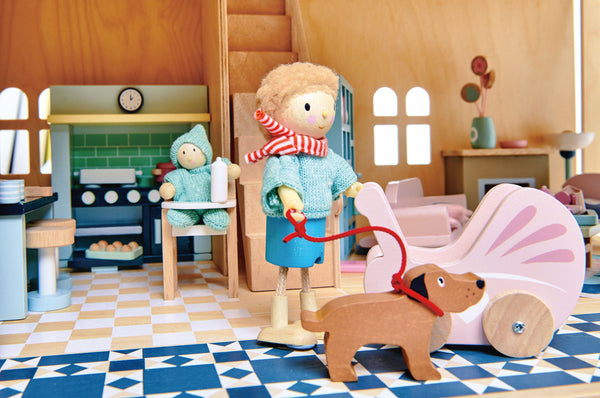 Dolls House Nursery Set เฟอร์นิเจอร์เนอร์สเซอรี่