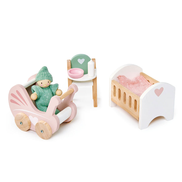 Dolls House Nursery Set เฟอร์นิเจอร์เนอร์สเซอรี่