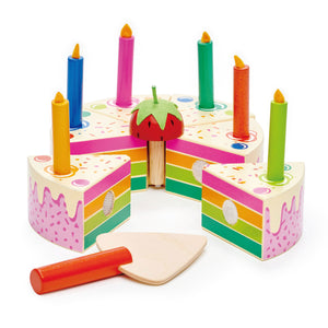 Rainbow Birthday Cake เค้กวันเกิดสายรุ้ง