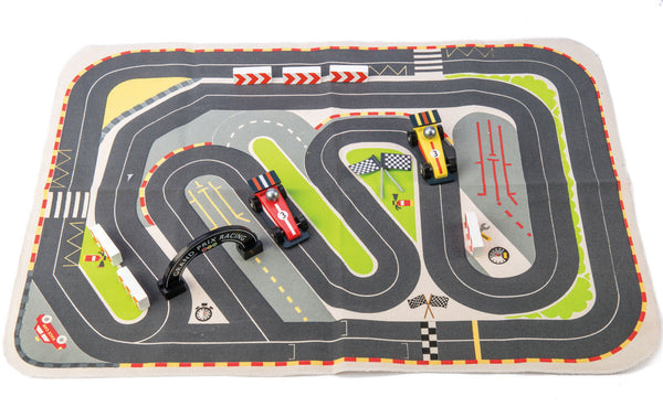 Formula One Racing Playmat ชุดรถแข่งพร้อมผ้าพิมพ์ลาย