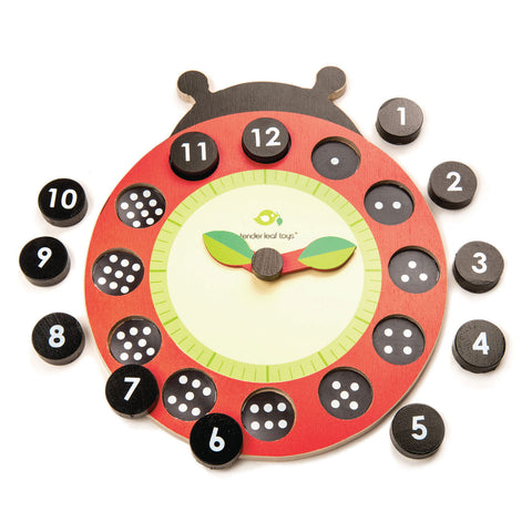 Ladybug Teaching Clock นาฬิกาเต่าทอง