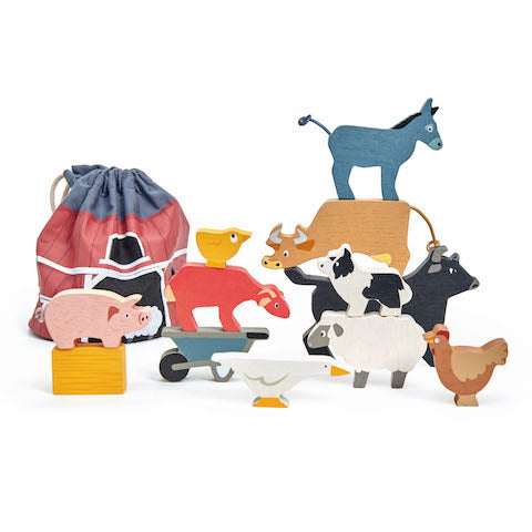 Stacking Farmyard ชุดสัตว์เลี้ยงในฟาร์ม