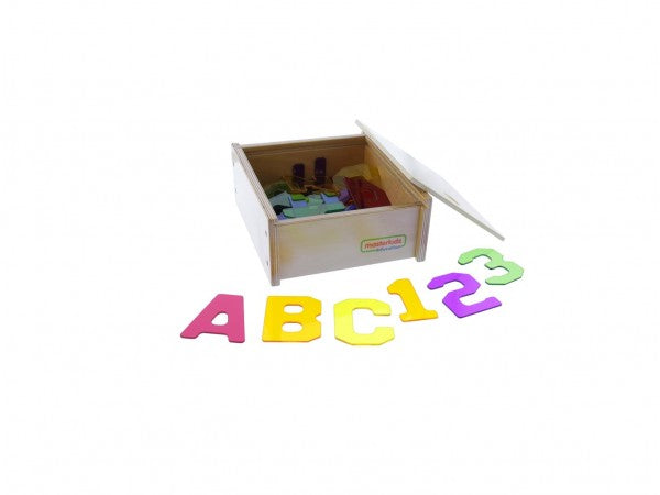 38 Pieces Translucent Numbers and Alphabets Set