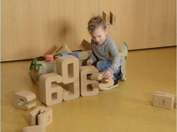 Giant Soft Numbers Learning Block Set บล็อกการเรียนรู้ขนาดใหญ่่