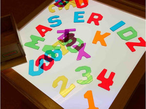 38 Pieces Translucent Numbers and Alphabets Set