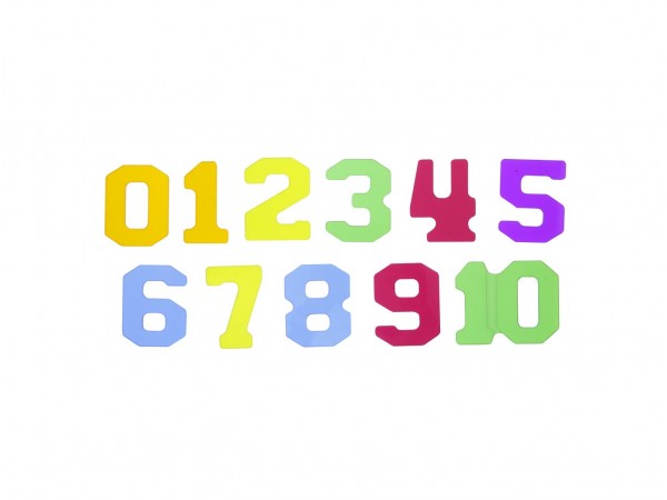 38 Pieces Translucent Numbers and Alphabets Set